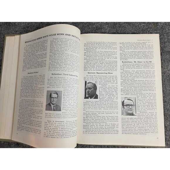 Watergate Chronology Of A Crisis Vol 1 Hardcover By Congressional Quarterly Vtg - Picture 6 of 7